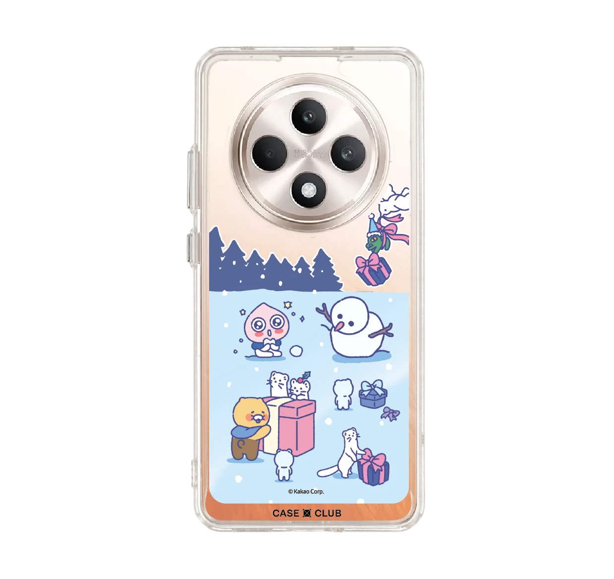 oppo reno 12f clear case kakao friends gift
